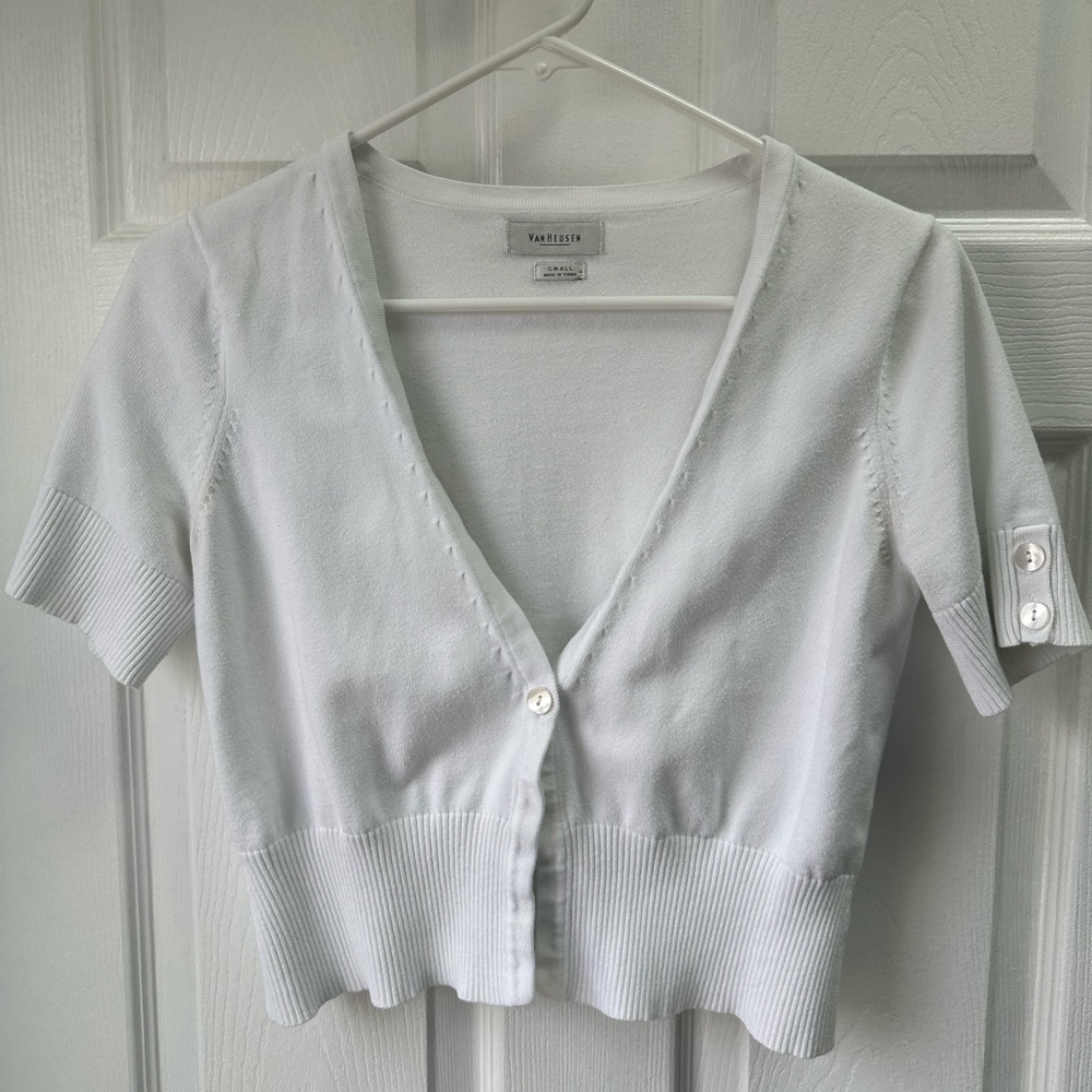 Van Heusen Short Sleeved Cardigan